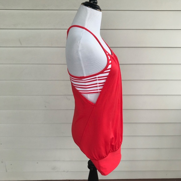 Lululemon No Limits Bra Tank Twin Stripe Love Top - Picture 5 of 8
